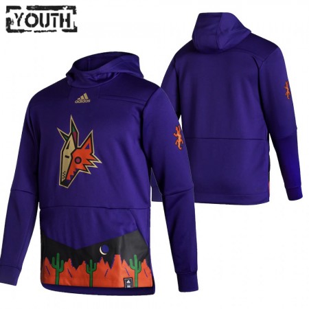 Kinder Eishockey Arizona Coyotes Blank 2020-21 Reverse Retro Pullover Hooded Sweatshirt